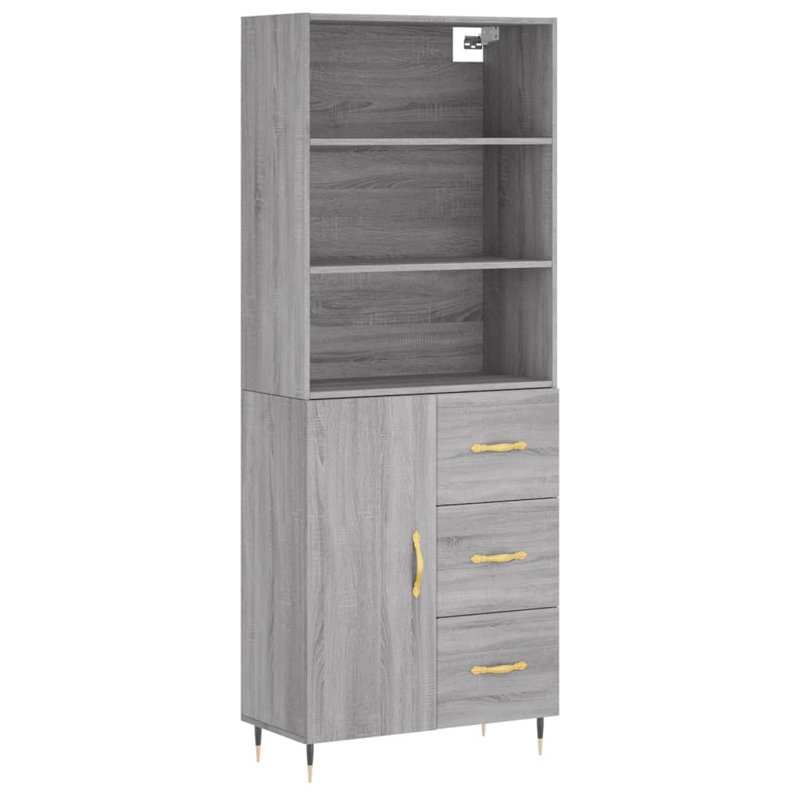 Ottokar 69.5cm Sideboard, Grey Sonoma