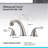 Widespread 2-handle Bathroom Faucet with Drain Assembly-59396039