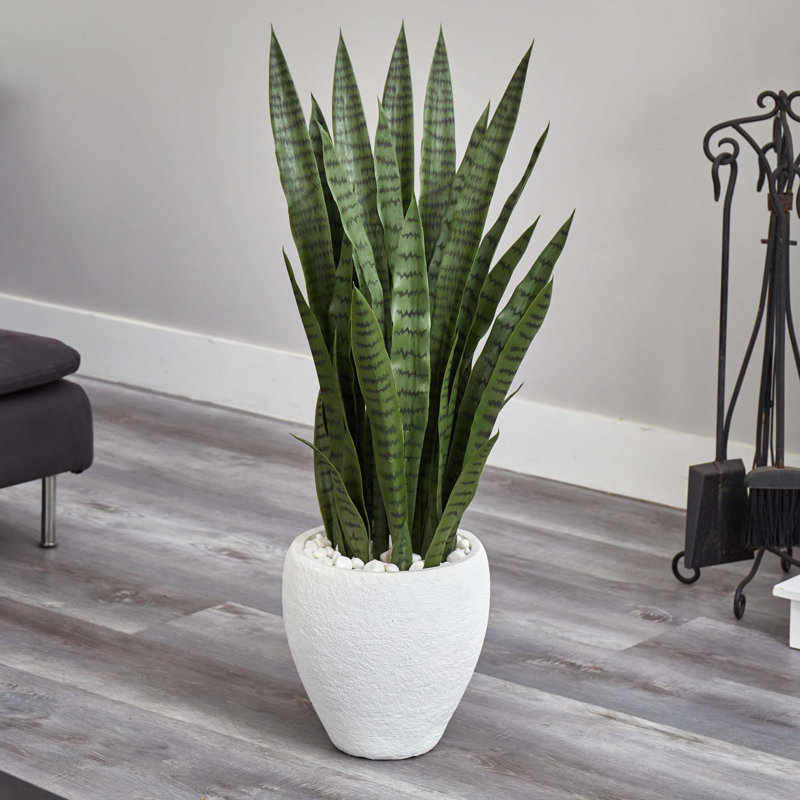 Plante artificielle 51 po en pot, H 42 po x l 12 po