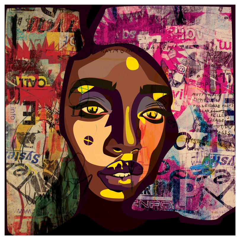 Marnue V 1 Piece Wall Art on Canvas, 66.04 cm H x 66.04 cm W x 1.91 cm D, Wrapped Canvas