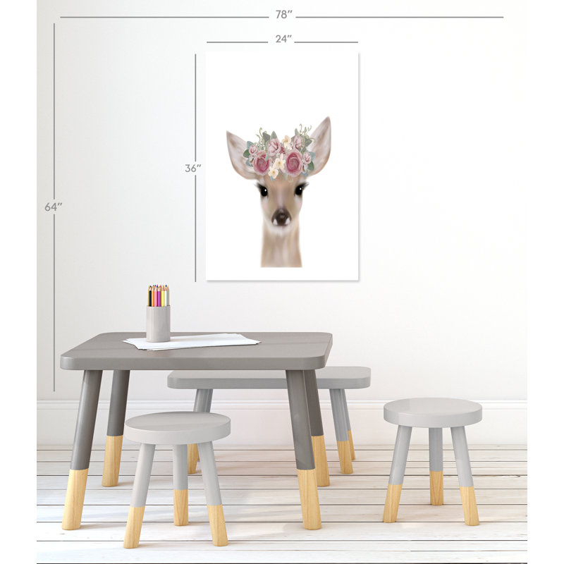 Décoration murale pour enfants, H 36 po x l 24 po x P 1 po, Papier