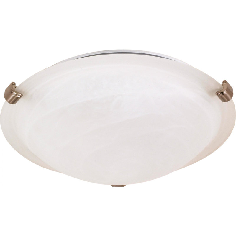 Igoe Glass Flush Mount, 4" H x 12.5" W