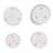 Noa Modern Minimalist Handmade Concrete Fluted Cylinder Vase Set (Set of 4)-835451714