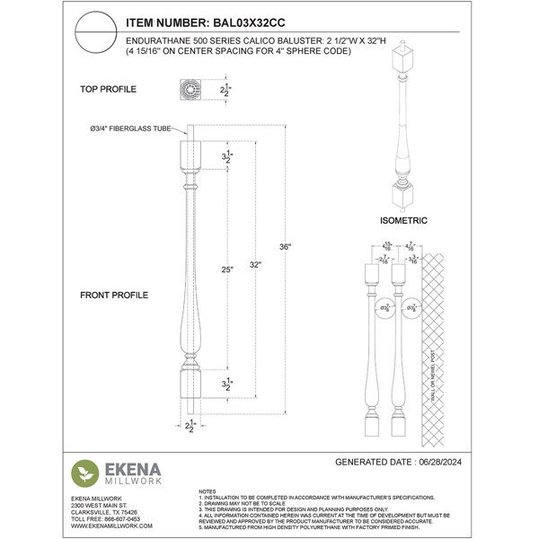 Dimensions du produit