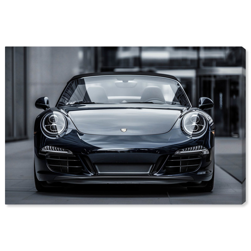 «Notoriart Classy Car», art mural sur toile 1 pièce, Toile tendue, H 24 po x l 36 po