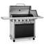 Grand 740 po. Barbecue au gaz avec corps émaillé et réservoir de propane intégré