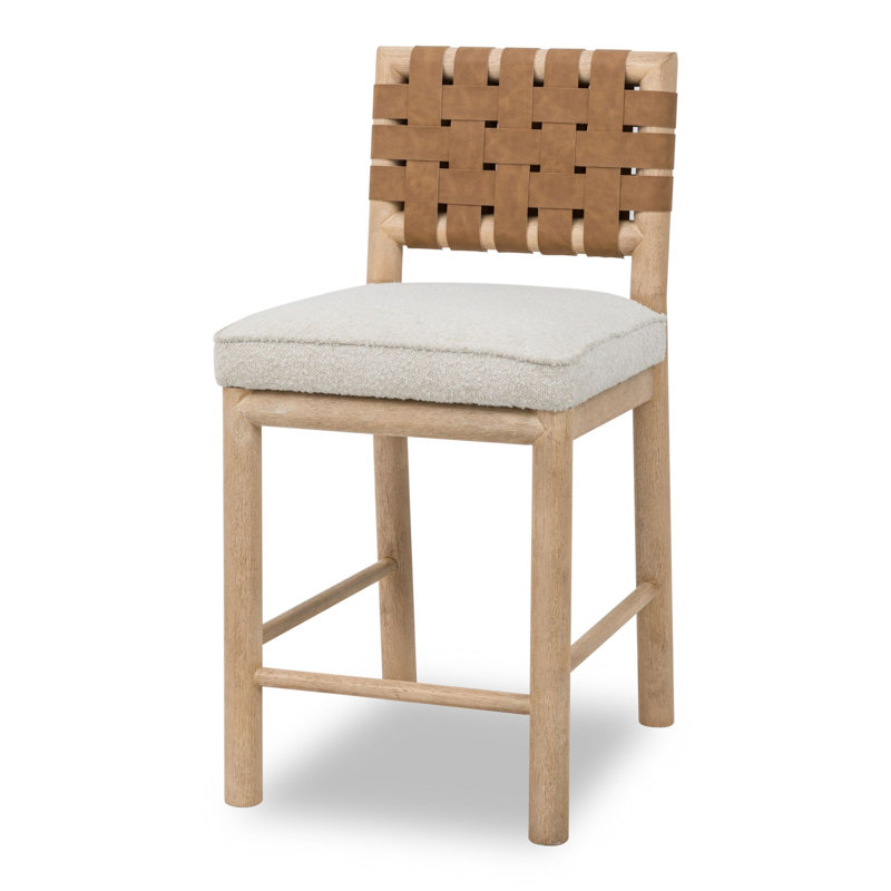 Tabouret de comptoir tissé Colleen