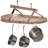 Handcrafted French Oval Ceiling Pot Rack-9833845-9833851