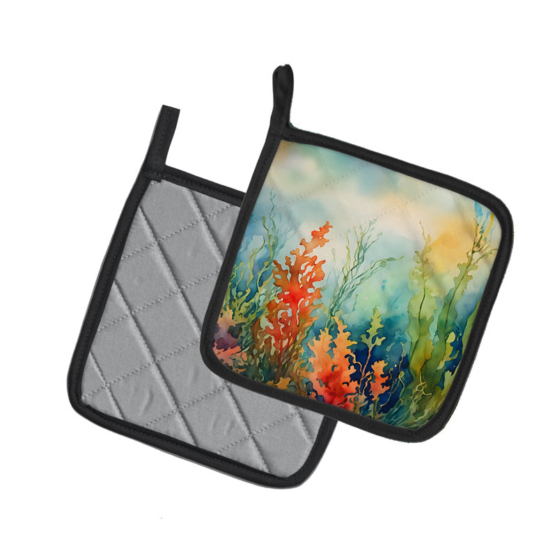 Caroline's Treasures Nautical Collection Polyester Potholder Set