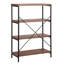 New Fairfield 122 cm H x 80 cm W Steel Etagere Bookcase