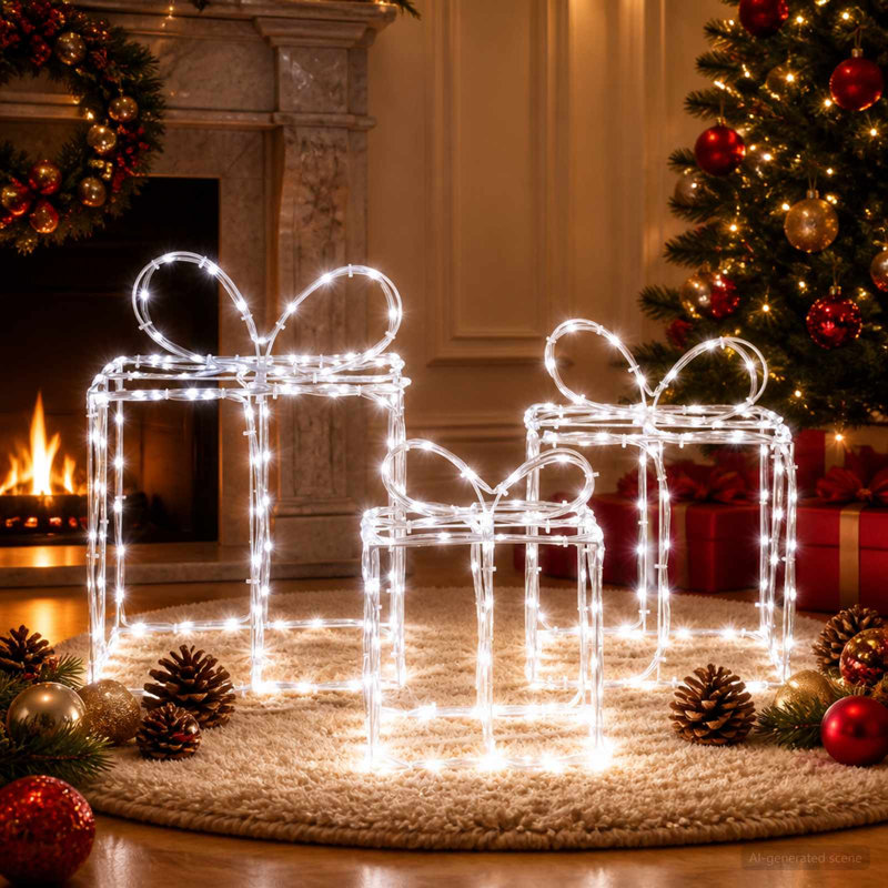 30cm Rope Lights, Cold White