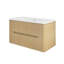 Meuble-lavabo simple 36 po avec comptoir intégré en céramique 36 po-524412555