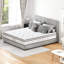 Très grand matelas, matelas hybride de 12 pouces, ressorts ensachés individuellement, fermeté moyenne