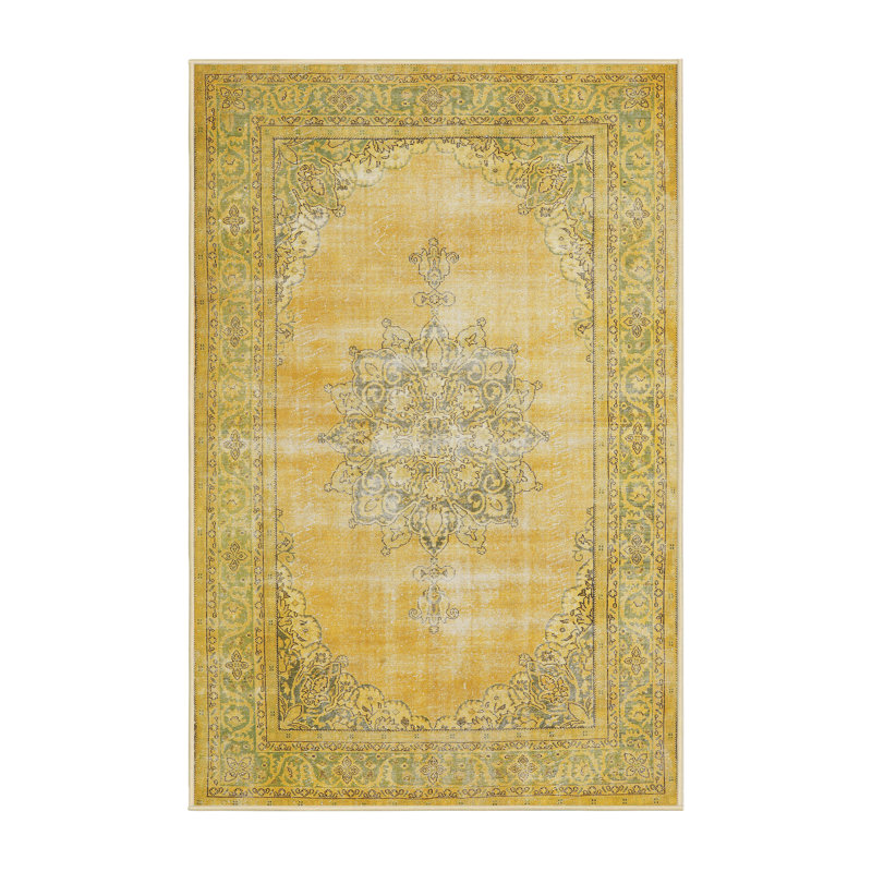 Oriental Indoor Rug, Rectangle 6' x 9'