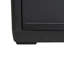 Dakota Fields Adaobi 65cm W Water Resistant Plastic Lockable Deck Box in Black/Grey