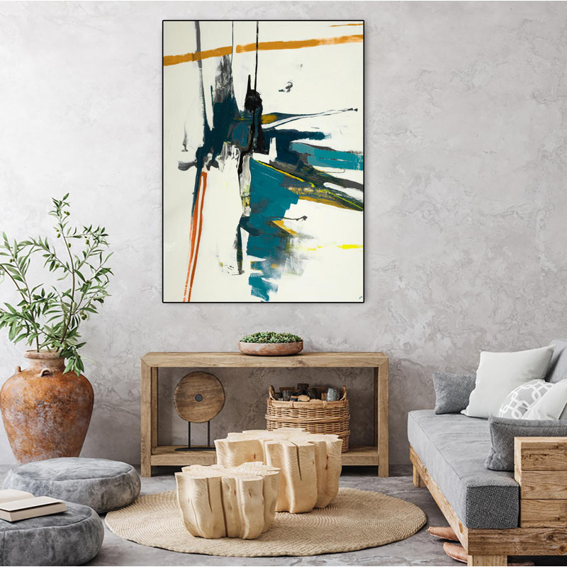 Sasuka V7, toile encadrée par Giant Art, H 40 po x l 30 po