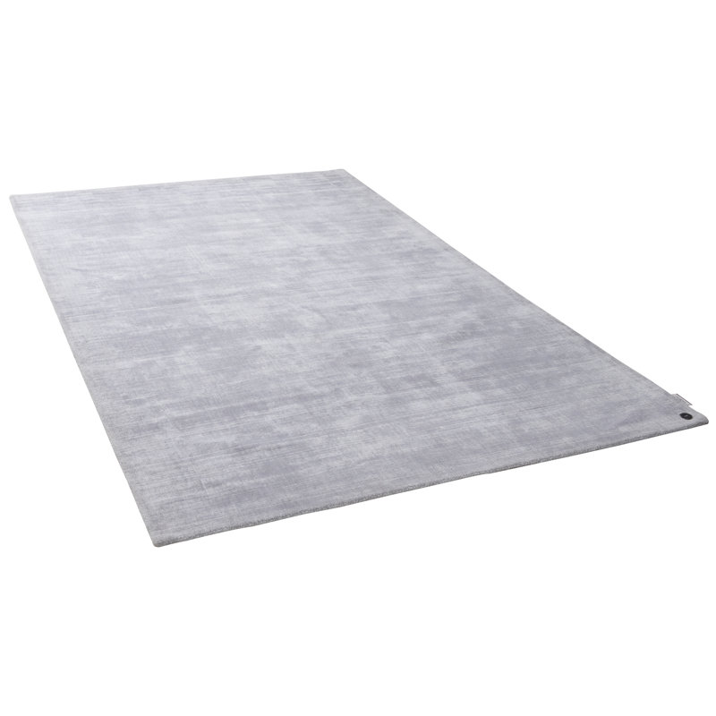 Shine Hand Loomed Silver Indoor Rug, Rectangle 300 x 400cm
