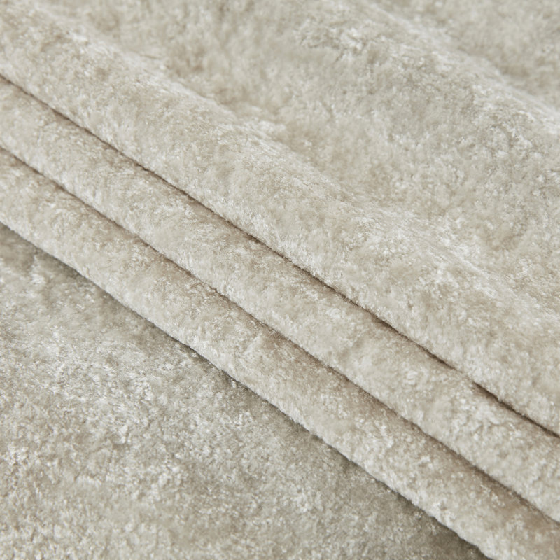 Canapé modulaire en chenille 86,22 po avec repose-pieds, Beige