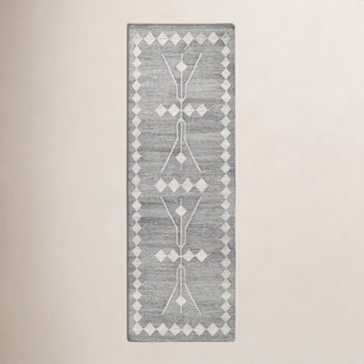 Gray Hand-Woven Outdoor Rug