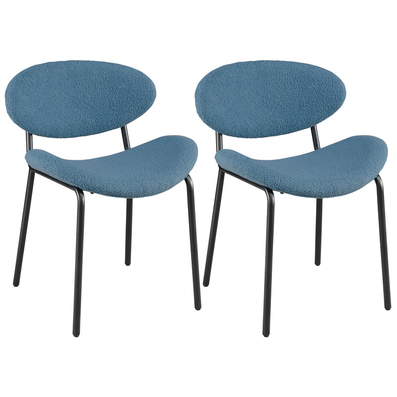 Chaise d'appoint Kurys, Bleu clair