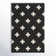 Tapis noir en laine touffeté à la main à motif géométrique Cavan