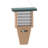 Birds Choice 12" Recycled Single Cake Tail Prop Suet Feeder, Taupe/Green-14033263
