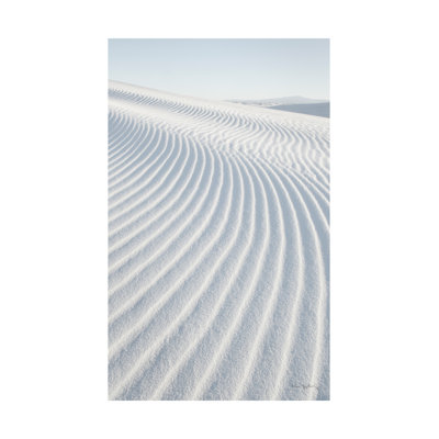 White Sands I No Border - Wrapped Canvas Print