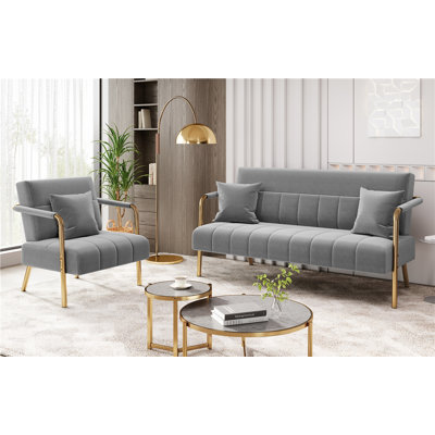 2 - Piece Velvet Living Room Set