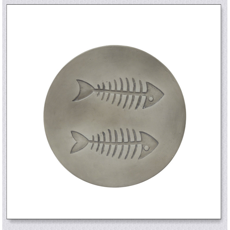 16'' MGO SIDE TABLE FISH PATTERN