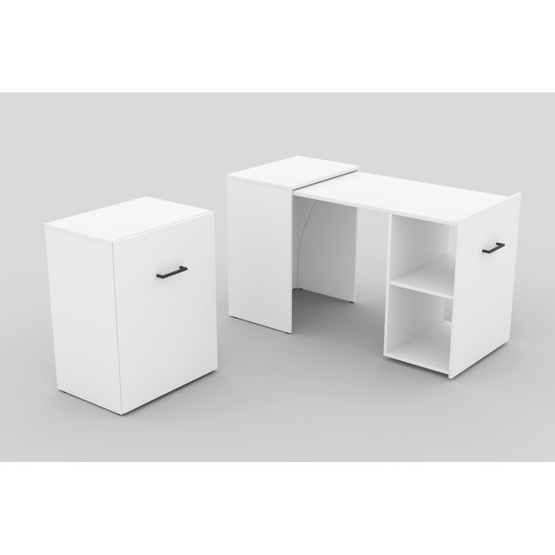 Jenae Writing Desk, White