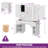 Cadedra Dressing Table with Mirror