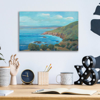 «Rocky Coastline I» par Tim O'Toole, art mural en verre acrylique