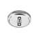 Aspen Creative 21507-31 Chrome Canopy Kit, 5-1/8"D with Collar Loop, 1" Center Hole