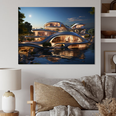 Futuriste architecture I - impressions d'art mural