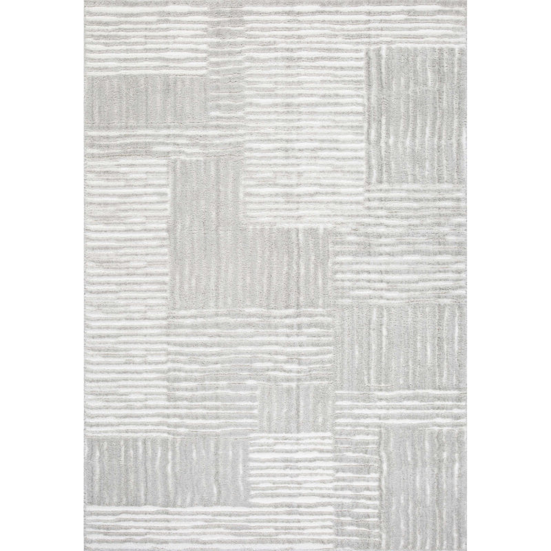 Tapis d'intérieur tissé Grid, Rectangle 8 pi 10 po x 11 pi 9 po
