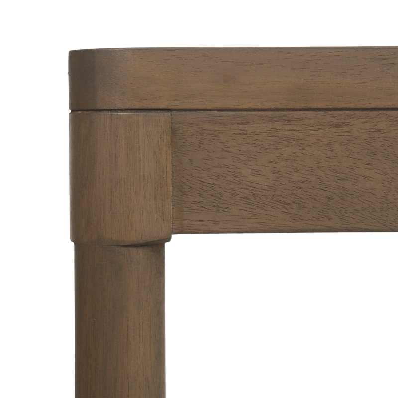 Console Cordel avec plateau Rush, brun châtaignier