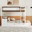 Lit superposé double avec lit gigogne simple, rangement et bureau pour économiser de l'espace et polyvalence-1991959259