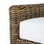 Montauk Swivel Lounge Chair In Bali Pearl Fabric With No Welt