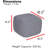 Upholstered Cotton Ottoman