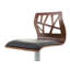 Upholstered Adjustable Height Counter Stool