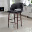 Tabouret Xaedyn classique en cuir de style Mid-Century moderne, bien que fabriqué-1607918922-1607918924
