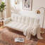 Canapé-lit ajustable beige en molleton doux de 69 pouces, canapé multifonctionnel pour le salon et les petits espaces-562585217