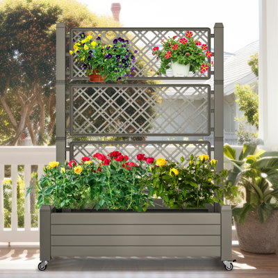 Lit de jardin surélevé en résine l 43,3 po x H 61 po Alajandro