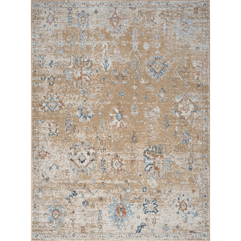 Tapis en polyester pour l'intérieur, Rectangle 5 pi 3 po x 7 pi 3 po