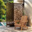 Chaise Adirondack pliante en bois surdimensionnée avec dossier et siège pré-assemblés