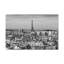 Toile de Paris en noir et blanc, paysage urbain époustouflant-1257391492