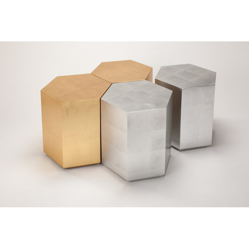 End Table, Gold