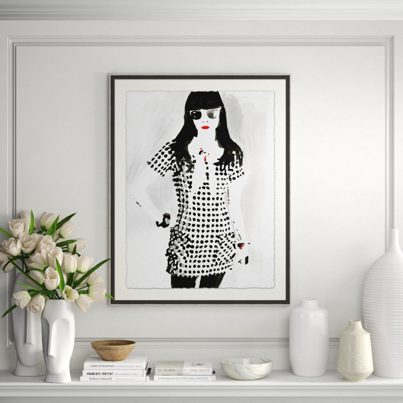 Grand Allure' Framed Print on Glass