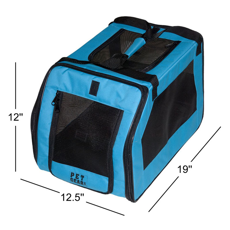 Plastic Pet Carrier with 2 Doors