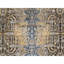 Tapis oriental carré transitionnel Sarouk 12 po x 12 po x 2 po brun et chocolat, soie et laine texturée D40B6F202AAC43FFA3A7444D019C0F45